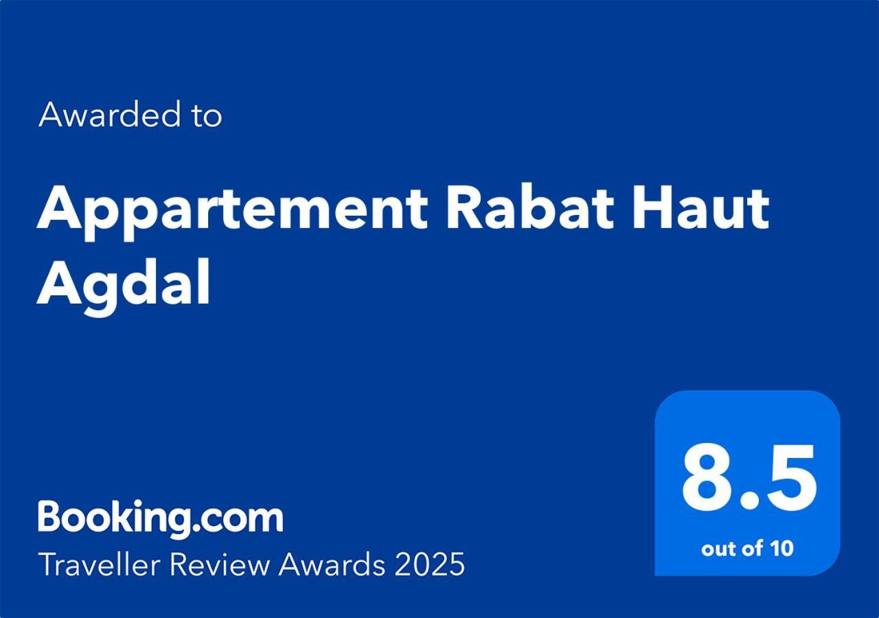 Cosy Appartement Rabat Haut Agdal Exteriér fotografie